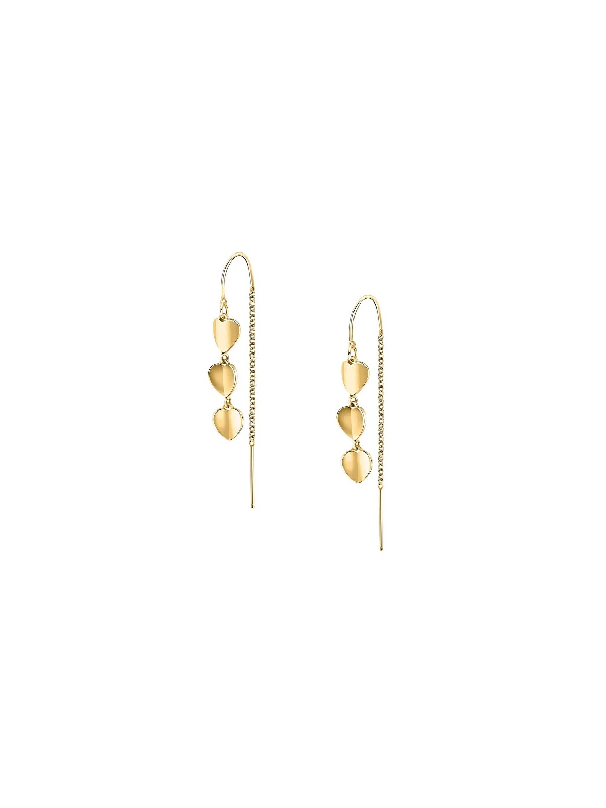 Morellato Orecchini pendenti placcati oro con paillettes romantiche SAWW06 donna