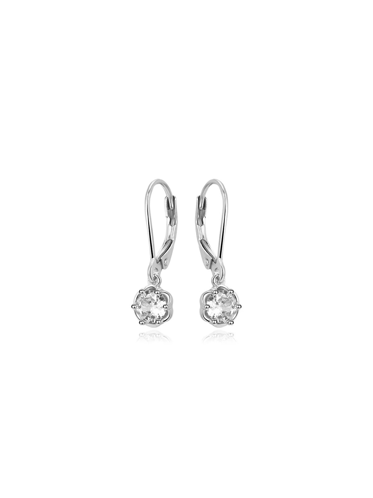 Beneto Anello in pietra naturale con pietre di zirconio AGUC3340-W da donna