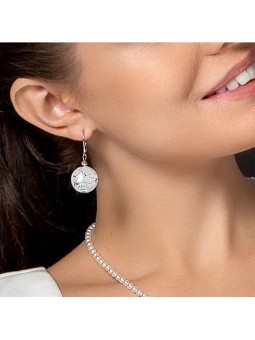 Lampglas L'elegante lampada White Lace con lampada in vetro perlato EV3 donna