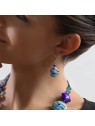 Lampglas La bellissima Blue Dream con lampada a 24 carati in vetro perlato Lampglas ERO18 donna