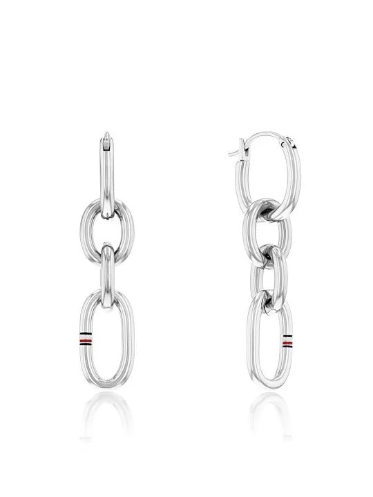Tommy Hilfiger Catena a maglie a contrasto dall'aspetto moderno e raffinato 2780787 donna