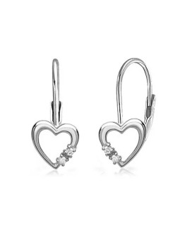 JVD Orecchini romantici in argento Cuori SVLE1262XH2BI00 donna