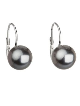 Evolution Group Deliziosi orecchini pendenti con perle sintetiche 71106.3 grigio donna
