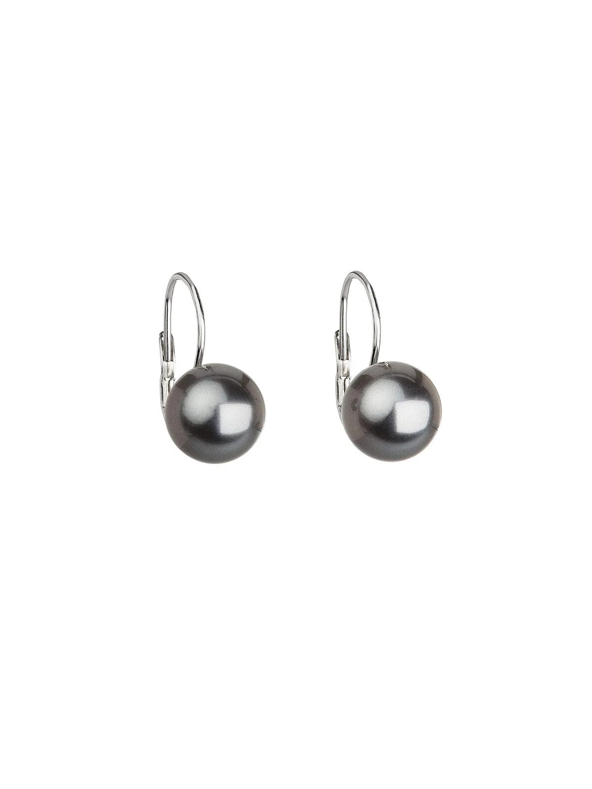Evolution Group Deliziosi orecchini pendenti con perle sintetiche 71106.3 grigio donna