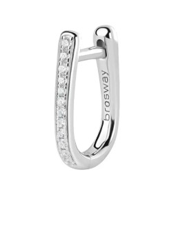Brosway Orecchini singoli con zirconi Fancy Infinite White FIW10 donna