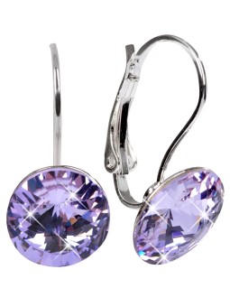 Orecchini Levien Eleganti Rivoli Viola donna
