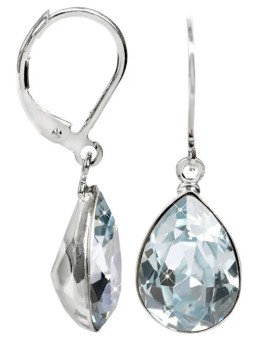Levien Orecchini graziosi con cristilla Pear Light Azores donna
