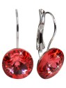 Levien Eleganti orecchini Rivoli Padparadsch donna