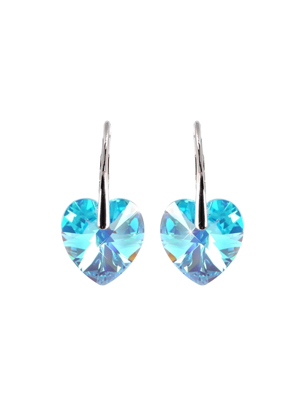 Levien Orecchini romantici Cuore Aqua AB donna