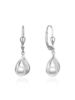Beneto Deliziosi orecchini in argento con perle vere AGUC2705P donna