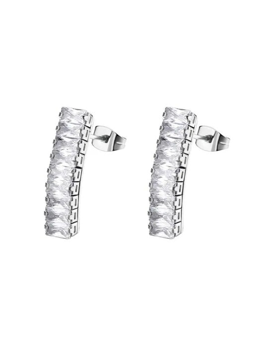 Orecchini Brosway Bellissimi in acciaio con zirconi Desideri BEIE010 donna
