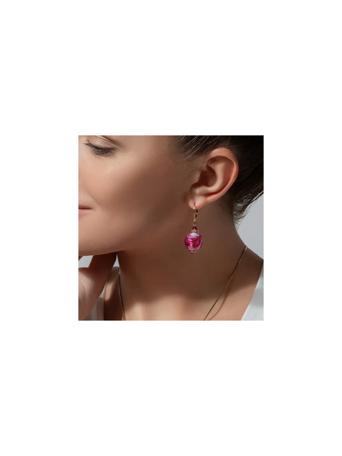 Lampglas Il lussuoso e delizioso Raspberry Temptation con vetro temperato in vetro perlato ESA49 donna