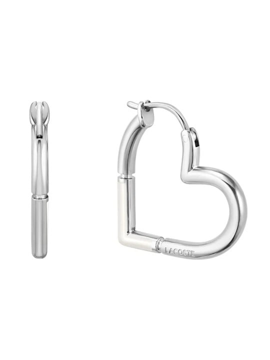Lacoste Orecchini romantici in acciaio Cuore Ines 2040356 donna