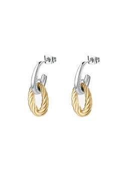 Brosway Eleganti orecchini in acciaio bicolore Amy BAY24 donna