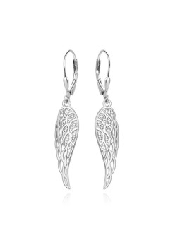 Agato Orecchini pendente in argento con ali d'angelo AGUC2360L donna