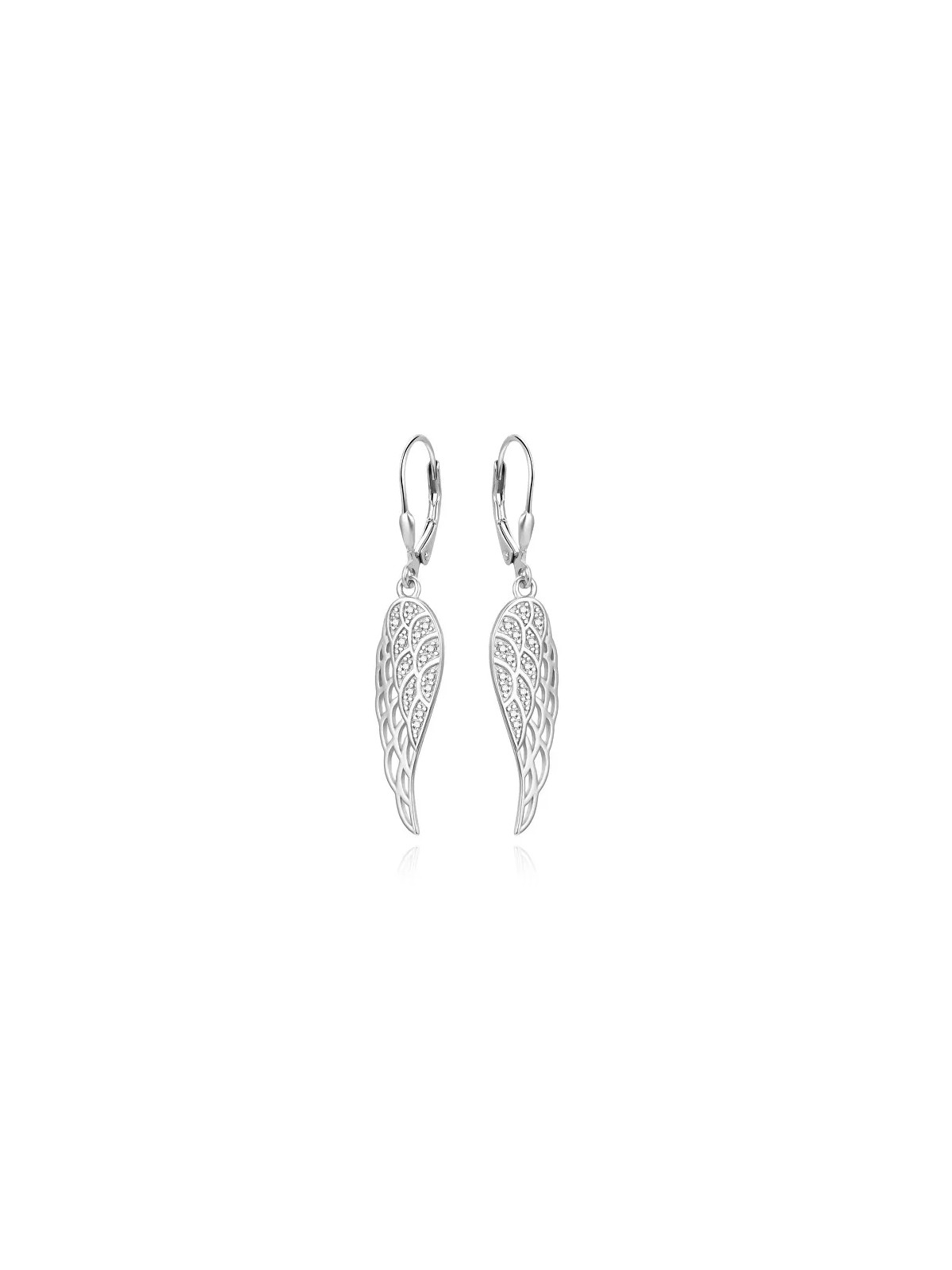 Agato Orecchini pendente in argento con ali d'angelo AGUC2360L donna