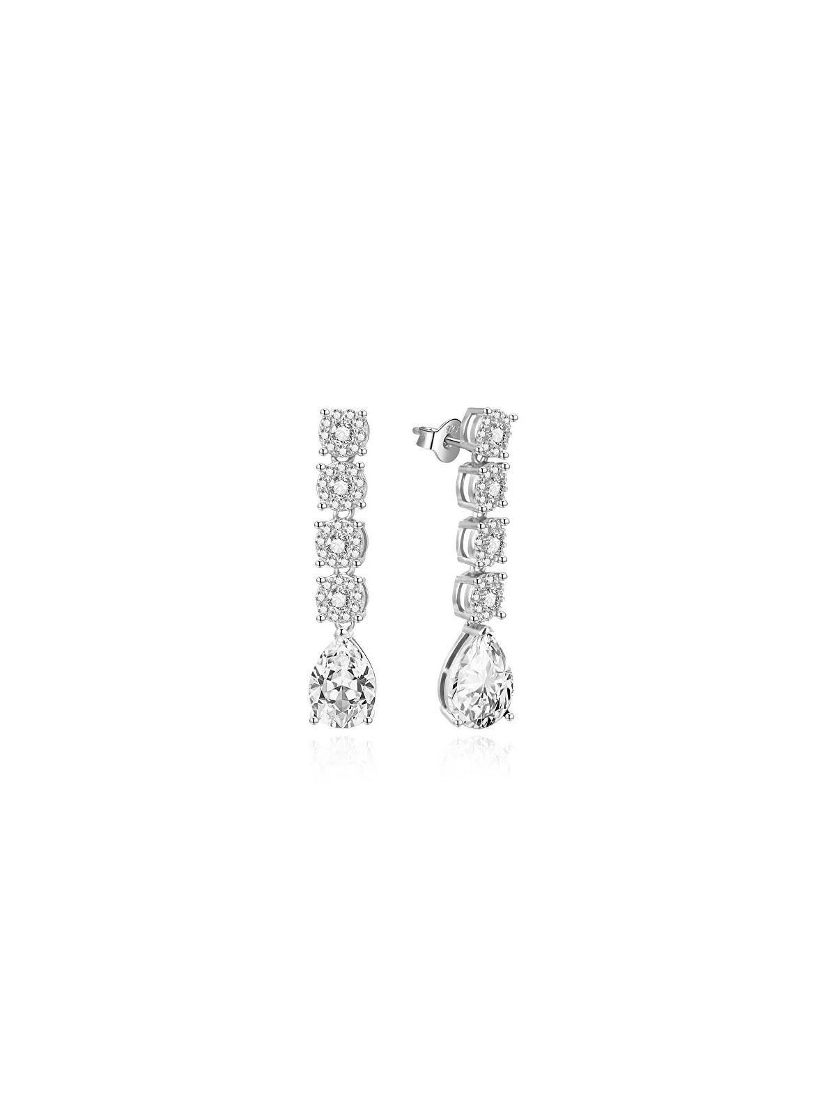 Agato Orecchini pendente scintillanti con zirconi AGUP3501 donna