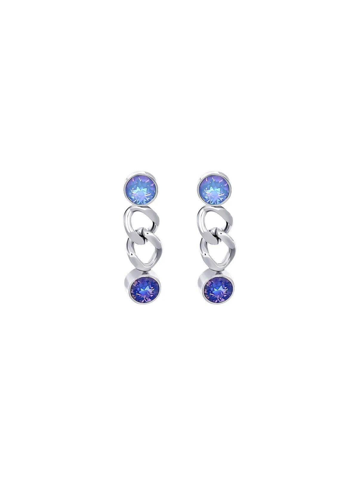 CRYSTAlp Orecchini coordinati con cristalli blu 42295.BLU.E donna