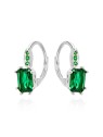 Agato Orecchini in argento con cristallo verde AGT-E001LGR donna