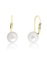 JV OrecchiniD placcati oro con perle vere SVLE0476XD2GP - Diametro: 0.9 cm donna