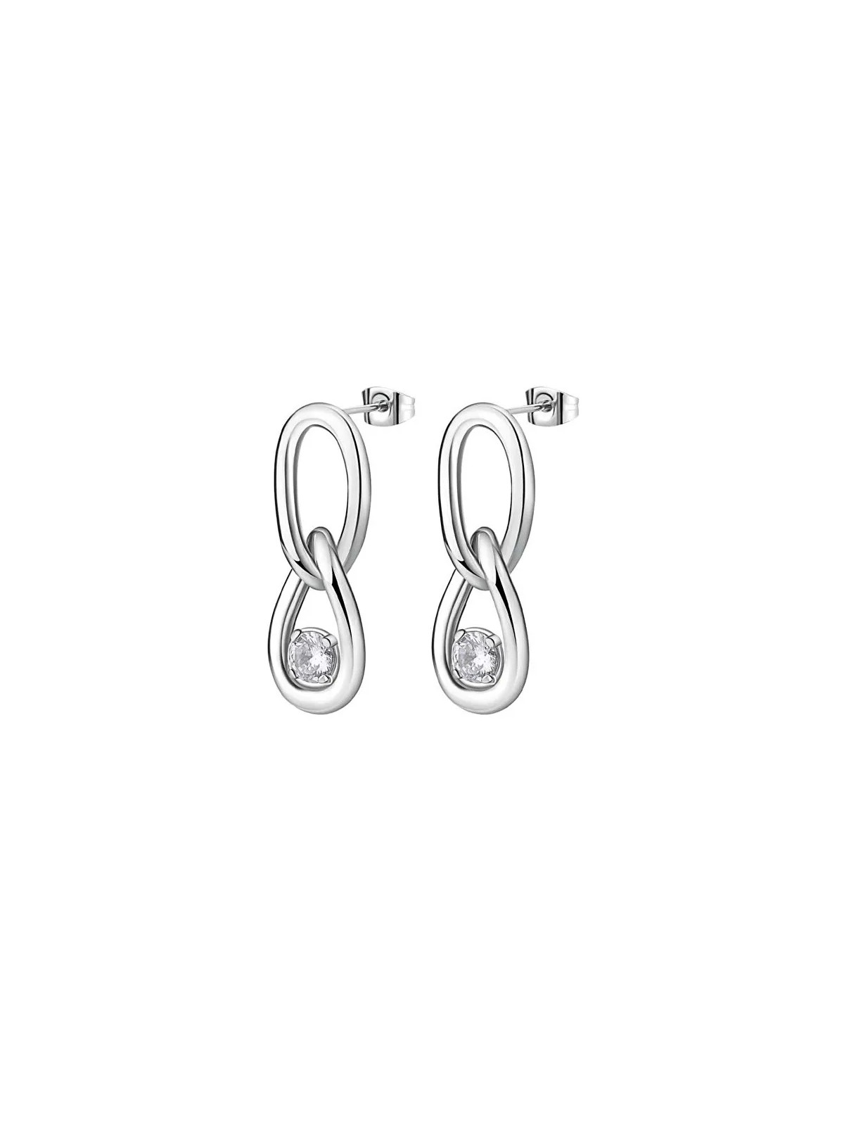 Brosway Orecchini pendenti senza tempo in acciaio Ribbon BBN41 donna