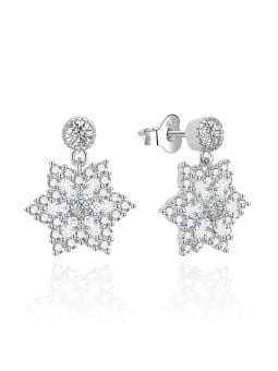 Agato Deliziosi orecchini pendente con zirconi AGT-E012PW donna