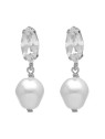 Victoria Cruz Orecchini con perle barocche in argento scintillante Purpose A4657-07HT donna
