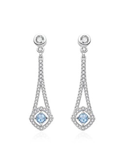 Agato Deliziosi orecchini in argento con zirconi AGT-E132PWBL donna