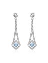 Agato Deliziosi orecchini in argento con zirconi AGT-E132PWBL donna