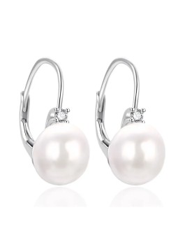 Agato Orecchini in argento con perla di fiume AGT-E116LW-P donna