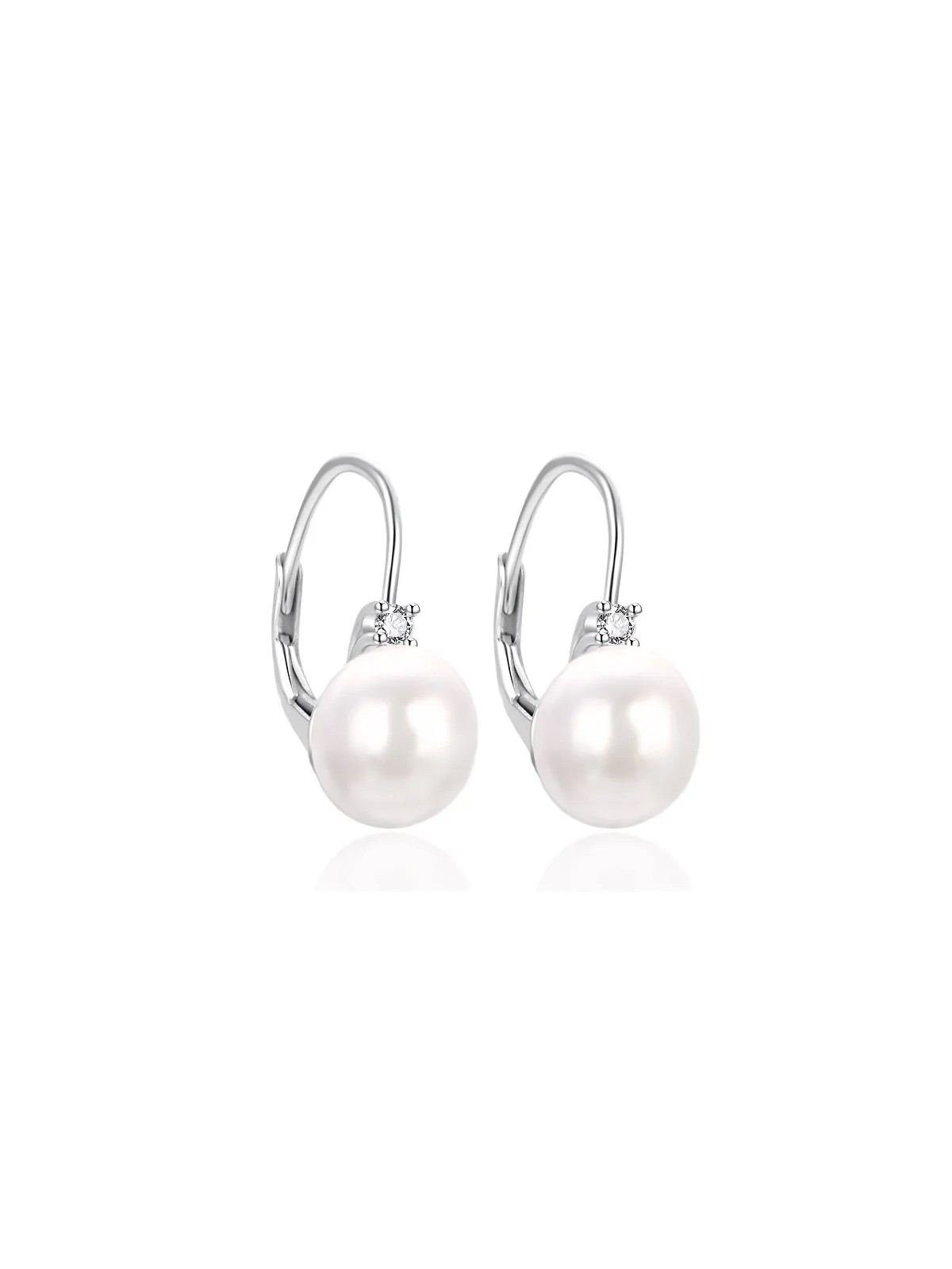 Agato Orecchini in argento con perla di fiume AGT-E116LW-P donna