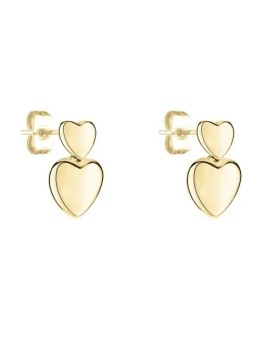Tamaris Orecchini pendenti placcati oro Bold Hearts TJ-0628-E-14 donna