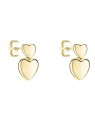 Tamaris Orecchini pendenti placcati oro Bold Hearts TJ-0628-E-14 donna