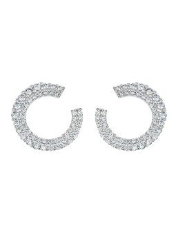 CRYSTAlp Eleganti orecchini con cristalli trasparenti Tipo 42319.R donna