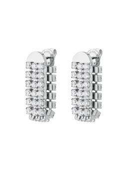 Brosway Lussuosi orecchini in acciaio con zirconi cubici Desidery BEIE027 donna