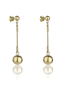 Marc Malone Orecchini pendenti placcati oro Amanda Gold Orecchini MCE24002G donna