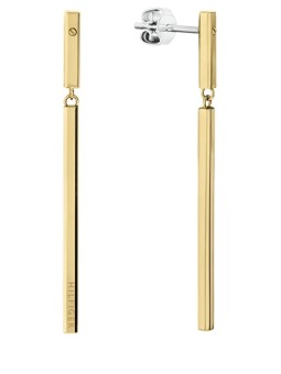 Tommy Hilfiger Orecchini pendenti lineari placcati oro 2780955 donna