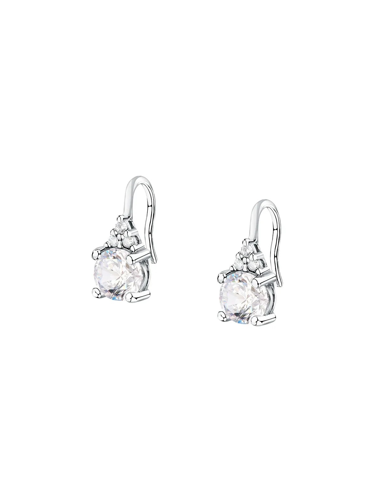 Morellato Orecchini pendenti in argento con zirconi cubici trasparenti Tesori SAIW298 donna