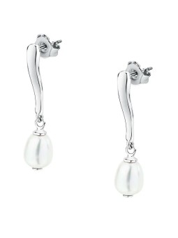 Morellato Orecchini pendente in argento con perla d'acqua dolce Perla SXU47 donna