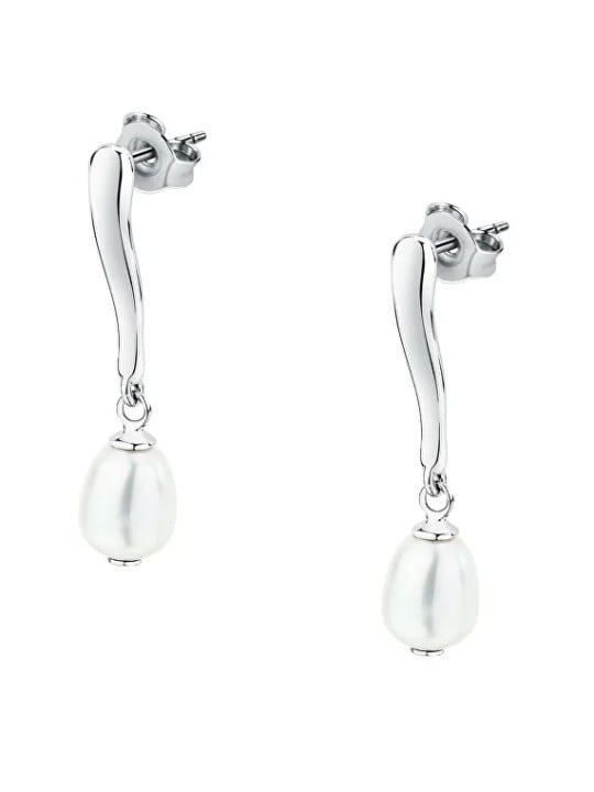 Morellato Orecchini pendente in argento con perla d'acqua dolce Perla SXU47 donna