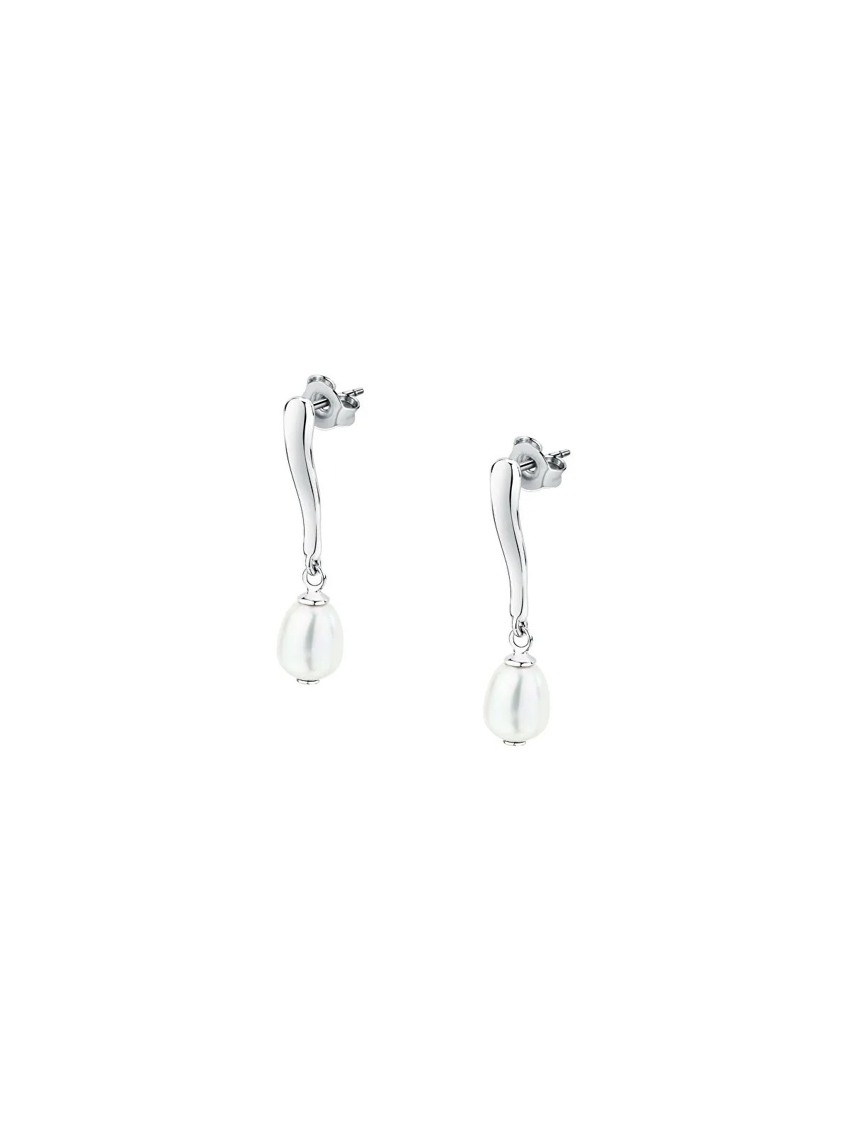 Morellato Orecchini pendente in argento con perla d'acqua dolce Perla SXU47 donna