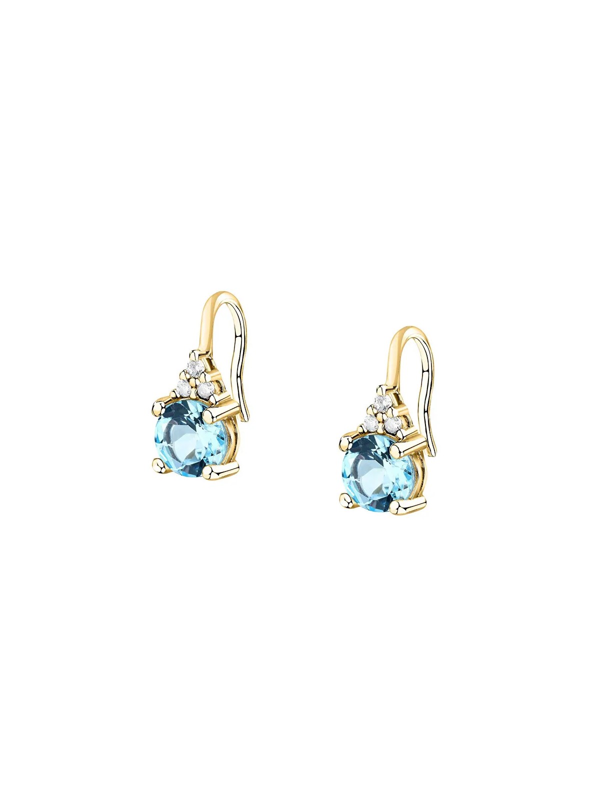 Morellato Orecchini pendenti placcati oro con zirconi cubici Tesori SAIW307 donna