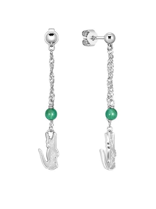 Lacoste Orecchini pendenti in acciaio con pendenti Deva 2040459 donna
