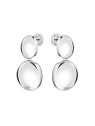 Hugo Orecchini Boss pendente in acciaio alla moda Nugget 1580718 donna