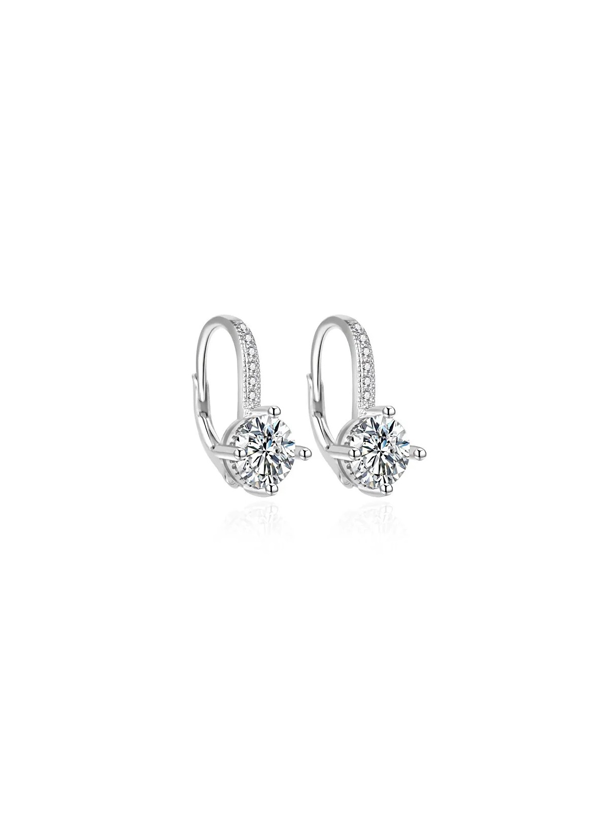 Agato Orecchini in argento scintillante con zirconi AGT-E222LW donna