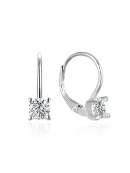 Agato Orecchini pendenti in argento con zirconi AGT-E196LW donna