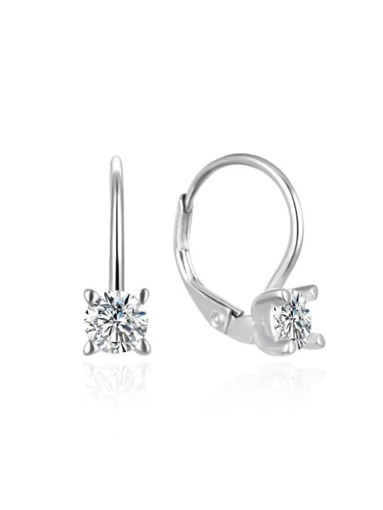 Agato Orecchini pendenti in argento con zirconi AGT-E196LW donna
