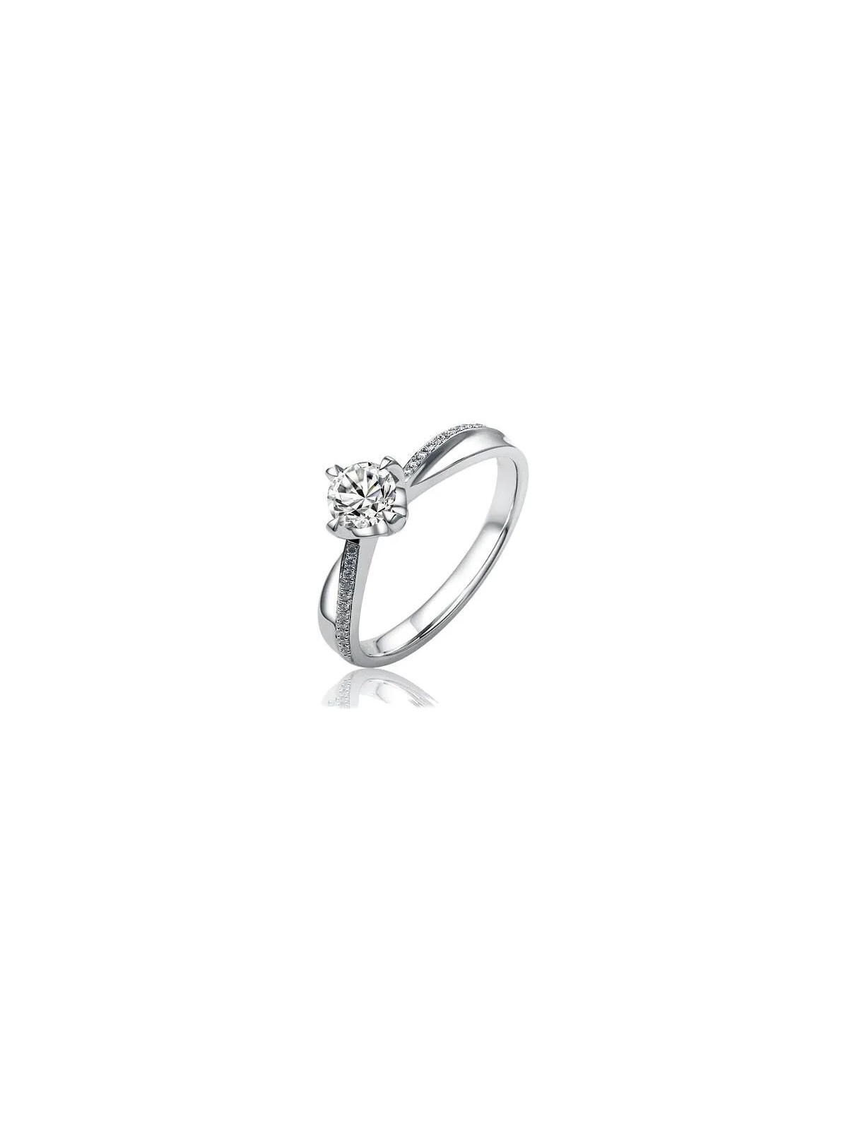 Silvego Anello di fidanzamento in argento SHZR302 - Diametro: 51 mm donna