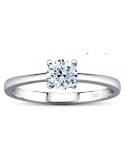Silvego Anello in argento MADISON con Swarovski Zirconia JJJR2339sw - Diametro: 57 mm donna