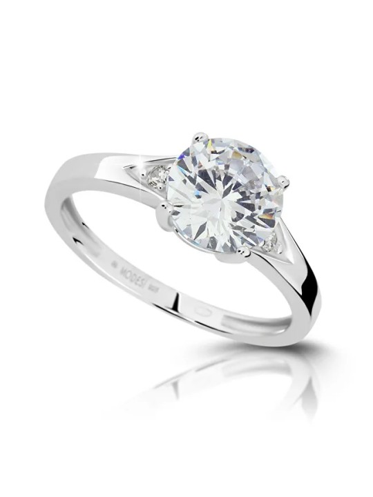 Modesi Anello di fidanzamento in argento JA17247CZ - Diametro: 53 mm donna
